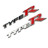 3D Metal Car Sticker Auto Badge Emblem Type R Logo Decal For Honda CIVIC FD2 FD FA 5 Mugen TypeR Rac