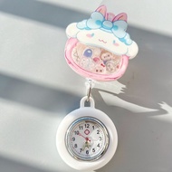 HelloKitty Cat Shaker Telescopic Breast Watch Nurs HelloKitty Cat Shaker Retractable Chest Watch Nur