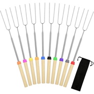 10 Pack Smores Sticks, 32 Inch Marshmallow Roasting Sticks for Fire Pit OT5Y