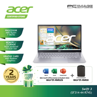 Acer Laptop Swift 3 - Sil (R7 5825U/16G/512G/AMD Radeon/14" FHD IPS/W11/OPI Office H&amp;S) SF314-44-R74S