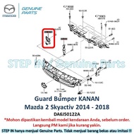 Guard Bumper Bracket Grill Right Kiri MAZDA 2 Mazda2 skyactiv 2014 2015 2016 2017 2018