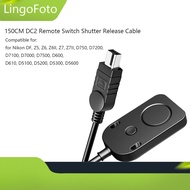 150CM DC2 Remote Switch Shutter Release Cable for Nikon DF, Z5, Z6, Z6II, Z7, Z7II, D750, D7200, D71