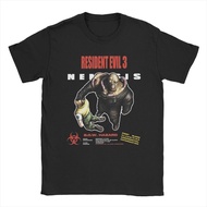 Ready Stock Funny Residents Evils 3 Nemesis T-Shirts for Men Crew Neck S-3XL