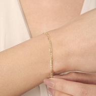 10k Gold filled FIGARO CHAIN, Bracelet For Men And Women Fashion Jewels Unisex Size 7 8