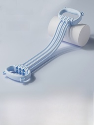 Womens Yoga Fitness Elastic Band 8-Shaped Resistance Trainer Home Gym Stretching Back Exercise Equip