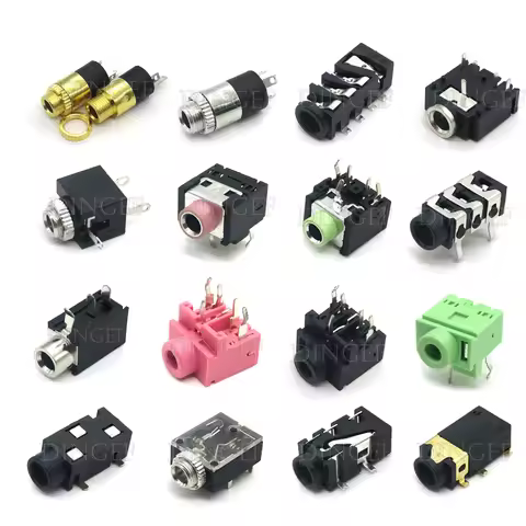 10PCS Headphone jack 3.5MM PJ Audio video female dual channel stereo jack Jack Socket Stereo Solder 