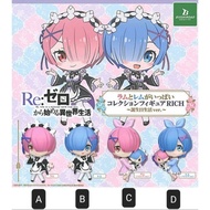 Re:Zero Ram and Rem gachapon figurine/ keychain