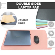 [ SGSeller ] Double Sided Large Laptop Mouse Pad / PU Leather Desk Mat Pad / Waterproof / Big Mousepads