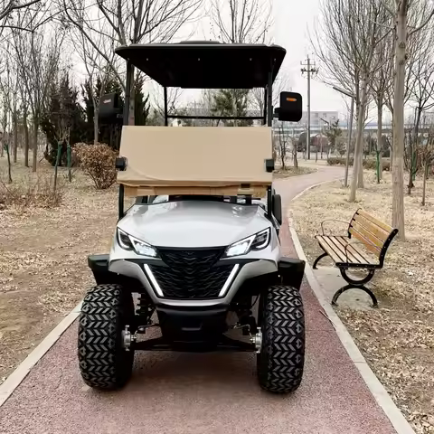 2026 New Energy Off-road Electric Golf Cart 2 4 6 8 Seater Buggy Scooter Motor Pick Up Electric Car 