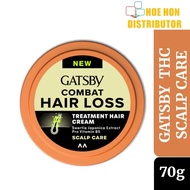 Gatsby Treatment Hair Cream 70g THC Combat Hair Loss Krim Rambut Keguguran Rambut