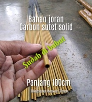 bahan joran carbon sutet bubut 100cm
