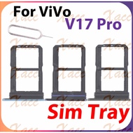 For VIVO V17 Pro SIM Card Tray Slot Holder Phone Replacement Installation