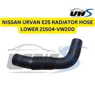 NISSAN URVAN E25 RADIATOR HOSE LOWER 21504-VW200