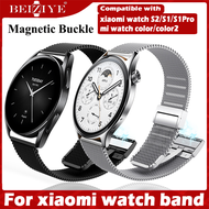 For xiaomi watch S2 / S1 / S1 active / S1 Pro สาย mibro lite 2 Milanese Magnetic Buckle Band For xia