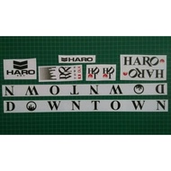 BMX Haro Downtown DLX Decal Transparent Sticker