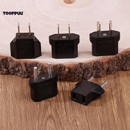 tooppuu 2Pcs EU US AU EU US To EU/EU To US Plug Adapter Converter Socket new