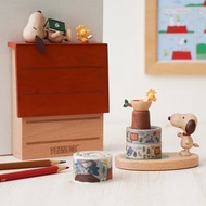 【史努比與糊塗塌客】PEANUTS 紙膠帶+膠台組 / 造型書擋