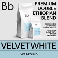 BEAN BROTHERS Velvet White Medium Light Roast Arabica Coffee Beans Kopi Biji 咖啡豆 (200g|1kg| 5x200g)