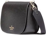 kate spade handbag for women Madison saddle crossbody bag, Black