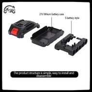 [8C11] 21V DC  Shell  Charging Protection Board 5 Batteries Housing Braet [8C]