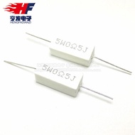 5W Cement Resistor 5W0 5J 5W 0.5 R 0.5 Euro Precision 5% Ceramic Resistor 10pcs