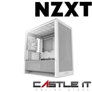NZXT H3 Flow 2025 Micro-ATX PC Case mATX Airflow 120mm Fan Black White