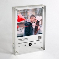 客製化情人節禮盒 播放音樂或錄音亞克力 結婚週年紀念 生日