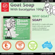 GOAT MILK SOAP WITH EUCALYPTUS 100g (LIMITED EDITION)