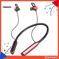 Skym* Neck-Mounted Magnetic Wireless Bluetooth-compatible 50 Headset Headphone with Microphone