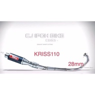 CJ IPOH EXHAUST PIPE CBS3 KRISS110 MANIFOLD 28MM