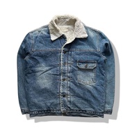 Reroom Sherpa Denim Jacket Chest Size 46