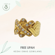 [Kedai Emas Gemilang] 2002187 {YS} Diamond Gold Ring (27) (15.04G) [585 Gold]