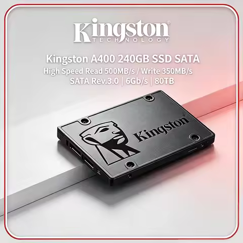 Kingston A400 2.5" SATA III SSD 120GB-960GB 500MB/s Read Speed 6Gb/s High Speed Internal Solid State