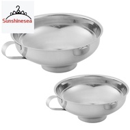 Canning Funnel, 2 Pack Stainless Steel Canning Supplies Kitchen Funnel Jar Funnel Canning Funnel