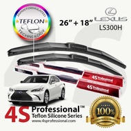 Lexus ES300H 4S Professional⢠Teflon Silicone Series Wiper Blades (1 pair) - Car accessories
