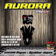 Sticker Sticker START NUMBER PLATE + FRONT FENDER CRF KLX 150 KLX BF KLX GORDON DTRACKER KX YZ KTM V