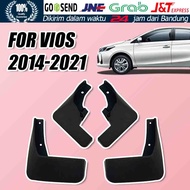 4Pcs Mud Guard Vios 2014-2021/ Karpet Lumpur Toyota Vios/ Karpet Ban Vios MudGuard Vios 2014-2021 Sp