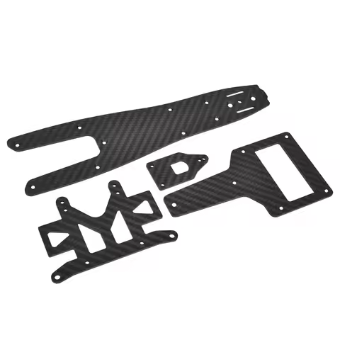 1set Carbon Firber Chassis Frame Kit Suitable for Tamiya F103 F-103 Chassis Vintage Upgrades