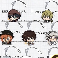 Cute BSD wenhao Wild Dog mobile phone strap Keychain Acrylic Anime cosplay Dazai Osamu Nakaji