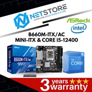 PWP ASROCK B660M-ITX/AC MINI-ITX & INTEL CORE I5-12400 PROCESSOR