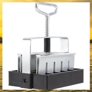 (HARB) Handheld Seedling Soil Block Maker 20-Cell Steel Soil Blocking Tool with Handle Garden Blocki