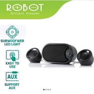 ROBOT รุ่น RS170 ลำโพงสเตอริโอ ลำโพงมีสาย เบสแน่น เชื่อมต่อคอมพิวเตอร์ โน๊ตบุค สมาร์ทโฟน ประกัน 1 ปี