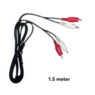 2 RCA to 2 RCA Audio Video AV Cable - 1.5 meter