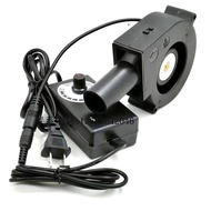 พัดลมหอยโข่ง เทอร์โบ ปรับรอบได้ 12V DC กับอะแคปเตอร์ ที่ปรับได้ ลมแรง พัดลมระบายอากาศ 5500 รอบต่อนาท