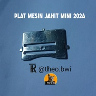 Sparepart plat mesin jahit mini portable 202a |Theo R