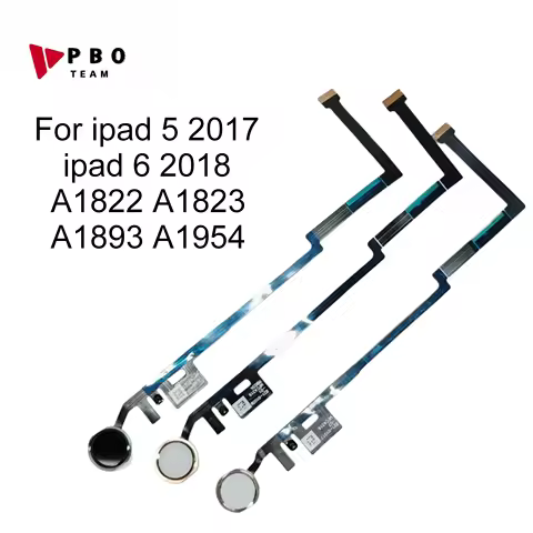 Home Button With Flex Cable replacement For iPad 5 6 7 8 9 2017 2018 2019 2020 2021 A2270 A2197 A182