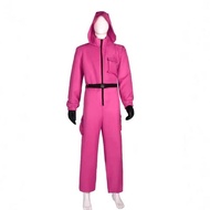 Costume, Halloween Korean Movie,Cos Cosplay Costume, Red Jumpsuit Costume, Costume, Costume, Co Cos