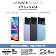 ZTE Blade A54 (4GB + 4GB RAM + 128GB ROM) | 6.6” HD+ Large Screen | 5000mAh Massive Battery