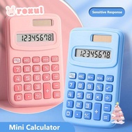 ROXUL Scientific Calculator, 8-Digit Silent Mini Pocket Calculator, Cartoon Large LCD Display 8-Digi