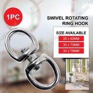 1PC Swivel Rotating Ring Hook 3 Size Available 62mm/70mm/78mm Universal Double Ended Eye Rotating Co